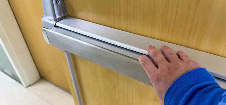 Installing a Push Bar on a Door Maple Heights